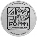 2021 Niue 1 oz Silver $2 Ms.PAC-MAN? 40th Anniversary BU